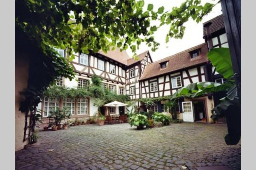 Historischer Adelshof Am Marktplatz, Atelier 70 M² فينهايم المظهر الخارجي الصورة
