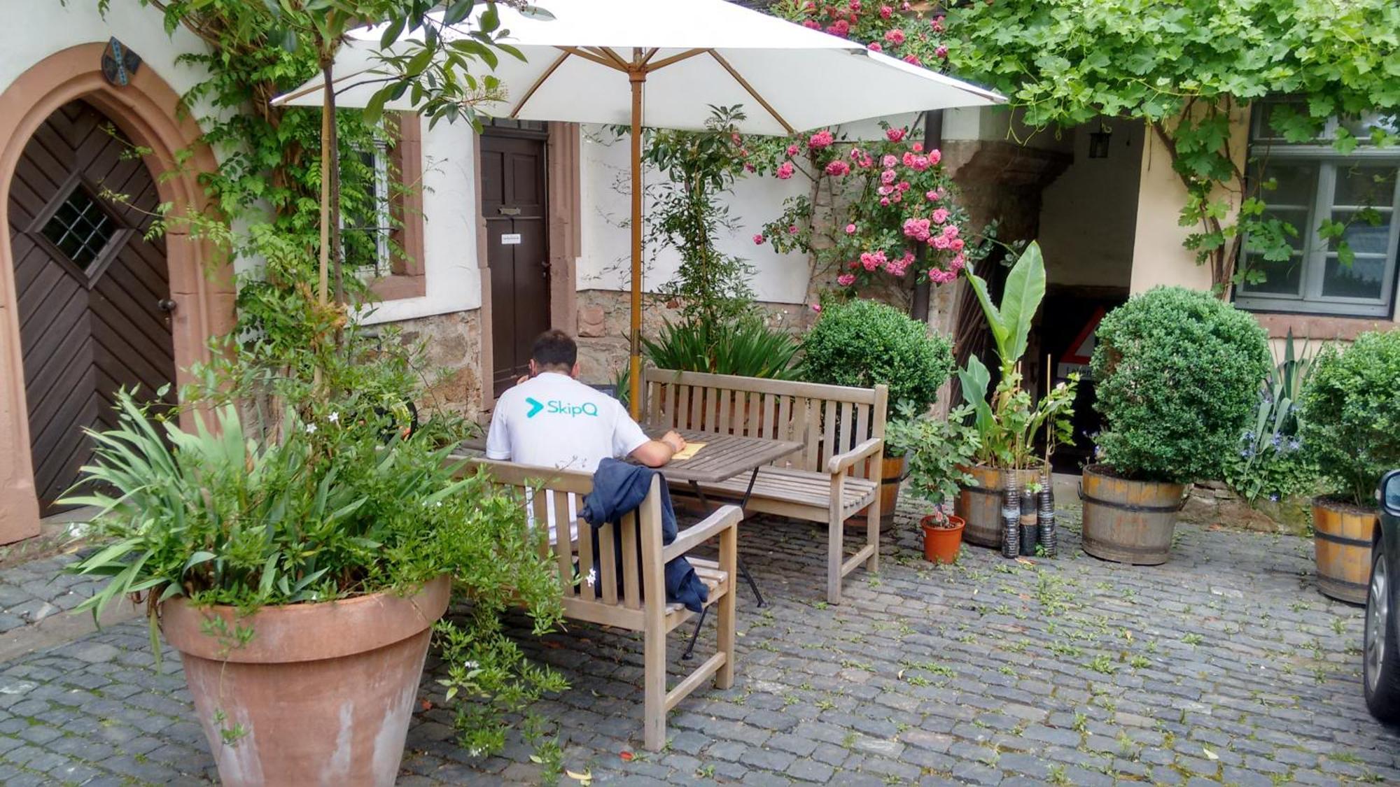 Historischer Adelshof Am Marktplatz, Atelier 70 M² فينهايم المظهر الخارجي الصورة